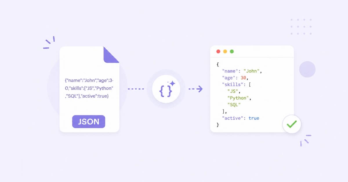 How to format and validate JSON online free